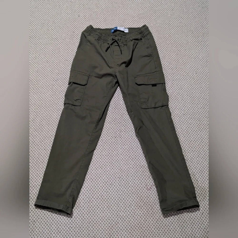 Old Navy Kids Olive Cargo Joggers